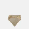 Collier bandana en maille métallique