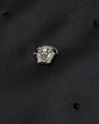 Cravate en satin de soie ornée