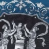 Cravate en twill de soie imprimé