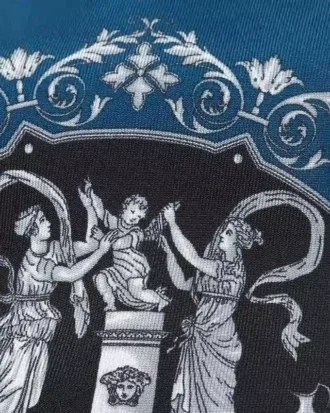 Cravate en twill de soie imprimé