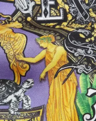 Cravate en twill de soie imprimé
