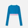 Crop top avec logo institutionnel Crop top avec logo institutionnel