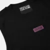 Débardeur slim en jersey côtelé avec logo