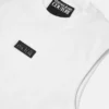 Débardeur slim en jersey côtelé avec logo