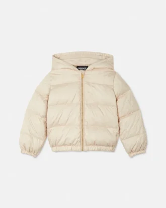 Doudoune matelassée en nylon jacquard pour enfants