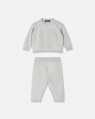 Ensemble bébé en coton et cachemire