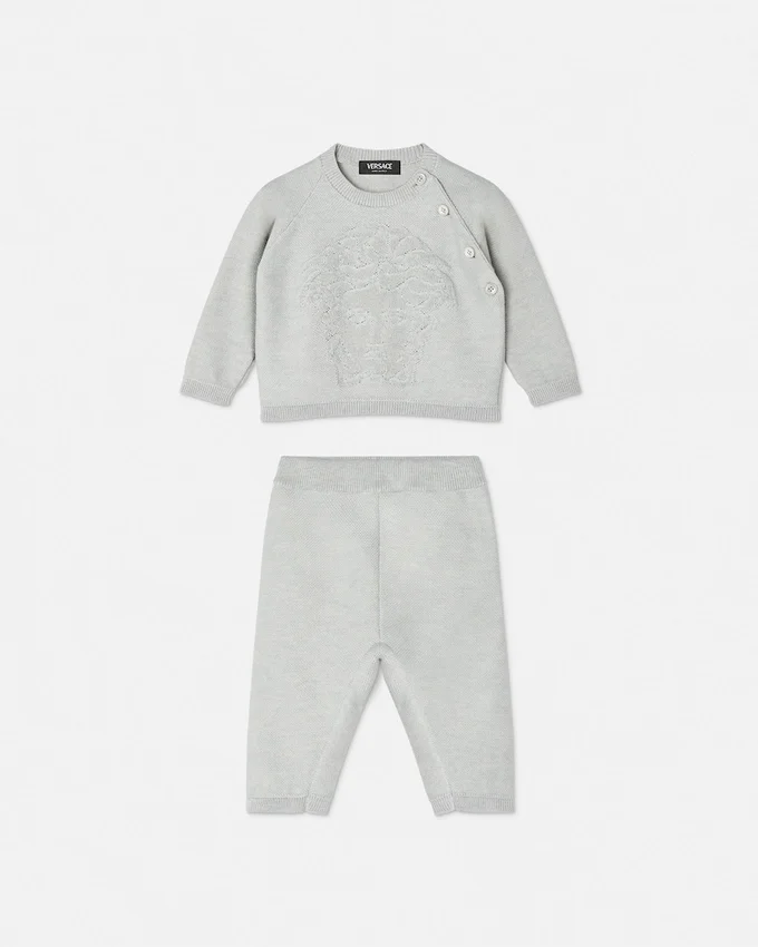 Ensemble bébé en coton et cachemire Ensemble bébé en coton et cachemire