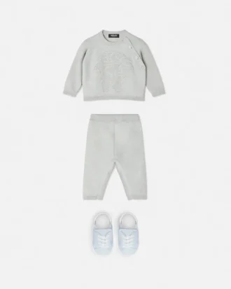 Ensemble bébé en coton et cachemire