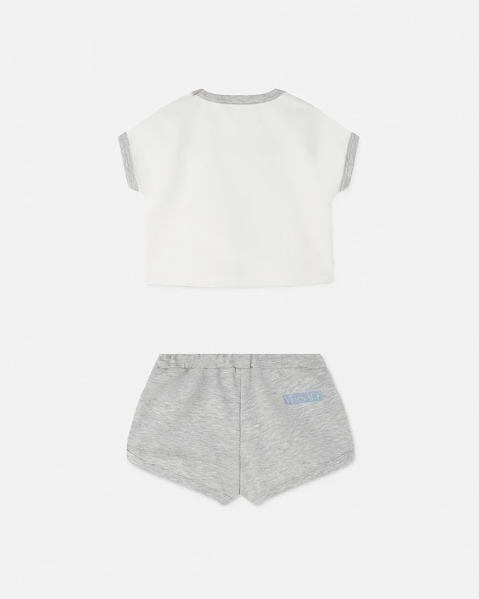 Ensemble bébé en jersey de coton imprimé Ensemble bébé en jersey de coton imprimé