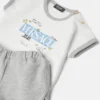 Ensemble bébé en jersey de coton imprimé Ensemble bébé en jersey de coton imprimé