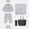 Ensemble bébé en tricot de coton brodé
