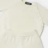 Ensemble bébé en tricot de coton brodé Ensemble bébé en tricot de coton brodé