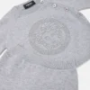 Ensemble bébé en tricot de coton brodé