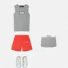Ensemble de sous-vêtements en jersey de coton côtelé pour enfants Ensemble de sous-vêtements en jersey de coton côtelé pour enfants
