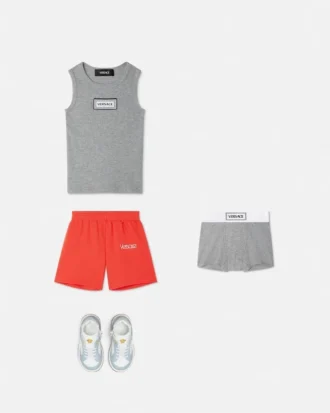 Ensemble de sous-vêtements en jersey de coton côtelé pour enfants Ensemble de sous-vêtements en jersey de coton côtelé pour enfants