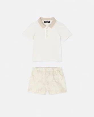 Ensemble polo en coton pour bébé