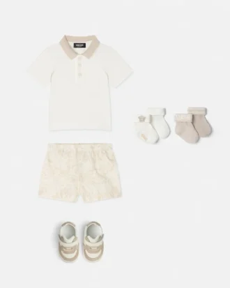 Ensemble polo en coton pour bébé