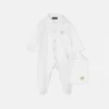 Ensemble pyjama en jersey de coton brodé pour bébé