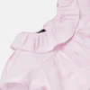 Ensemble robe imprimée en popeline de coton pour bébé