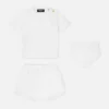 Ensemble t-shirt en jersey de coton orné pour bébé
