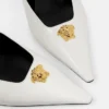 Escarpins à bride arrière en cuir La Medusa 55 mm Escarpins à bride arrière en cuir La Medusa 55 mm