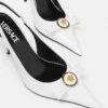 Escarpins à bride arrière en cuir verni Gianni Ribbon 85 mm Escarpins à bride arrière en cuir verni Gianni Ribbon 85 mm