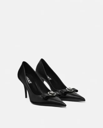 Escarpins en cuir Gianni Ribbon 85 mm
