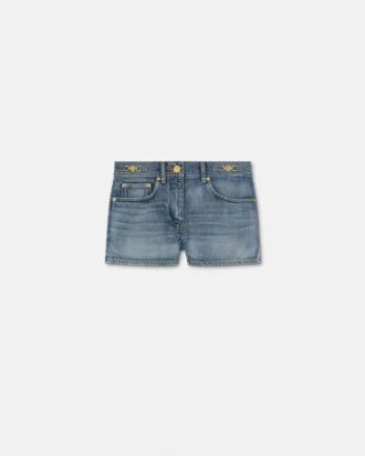 Fabriqué au Japon Short en denim taille moyenne