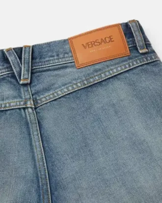 Fabriqué au Japon Short en denim taille moyenne