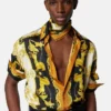 Foulard en twill de soie imprimé 45 cm