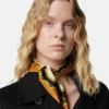 Foulard en twill de soie imprimé 45 cm