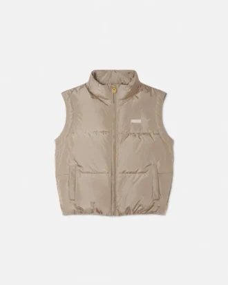 Gilet matelassé pour enfant avec logo Versace