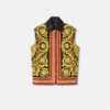 Gilet matelassé réversible en Barocco Silk Gilet matelassé réversible en Barocco Silk