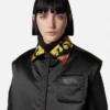 Gilet matelassé réversible en Barocco Silk Gilet matelassé réversible en Barocco Silk