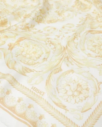 Grand foulard en soie Barocco 90 cm