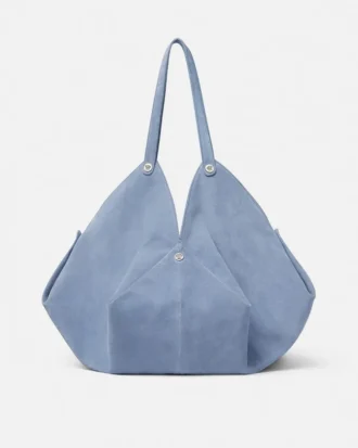 Grand sac à bandoulière en daim Protea
