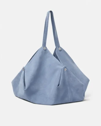 Grand sac à bandoulière en daim Protea