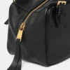 Grand sac bowling Versace Tag en cuir nappa Grand sac bowling Versace Tag en cuir nappa