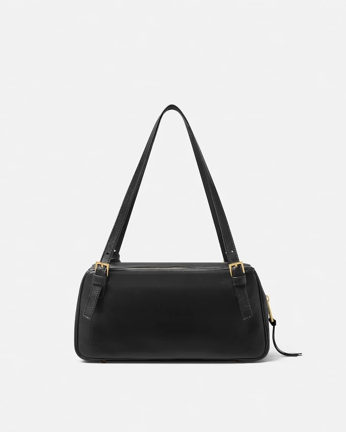 Grand sac bowling Versace Tag en cuir nappa Grand sac bowling Versace Tag en cuir nappa