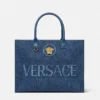 Grand sac cabas en denim La Medusa Grand sac cabas en denim La Medusa