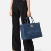 Grand sac cabas en denim La Medusa Grand sac cabas en denim La Medusa