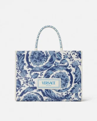 Grand sac fourre-tout Athena en raphia