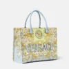 Grand sac fourre-tout en toile imprimé La Medusa Grand sac fourre-tout en toile imprimé La Medusa