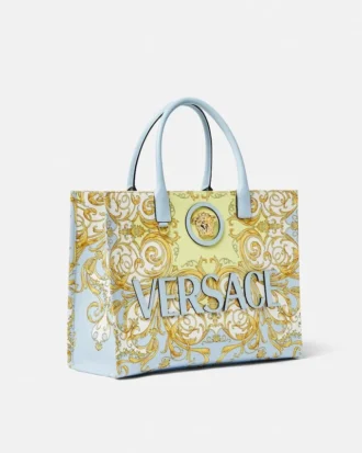 Grand sac fourre-tout en toile imprimé La Medusa