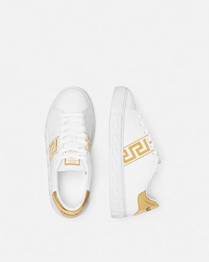 Greca Embroidered Nylon Sneakers Greca Embroidered Nylon Sneakers