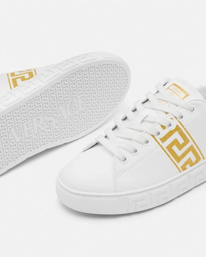 Greca Embroidered Nylon Sneakers Greca Embroidered Nylon Sneakers