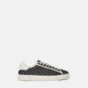 Greca Jacquard Canvas Sneakers