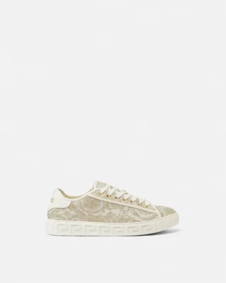 Greca Jacquard Canvas Sneakers Greca Jacquard Canvas Sneakers