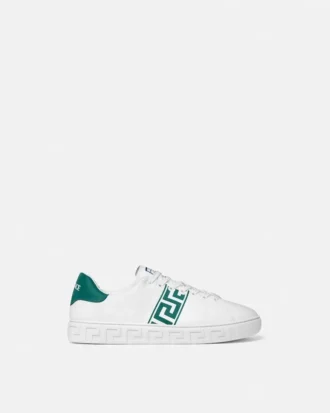 Greca Sneakers en nylon brodé