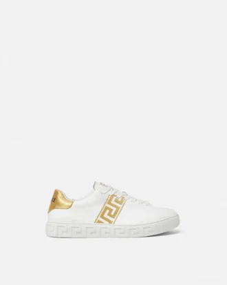 Greca Sneakers en nylon brodé